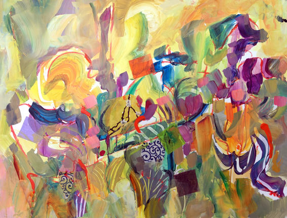 Splendid Day. Acrylic, 26h x 34w, $1400.