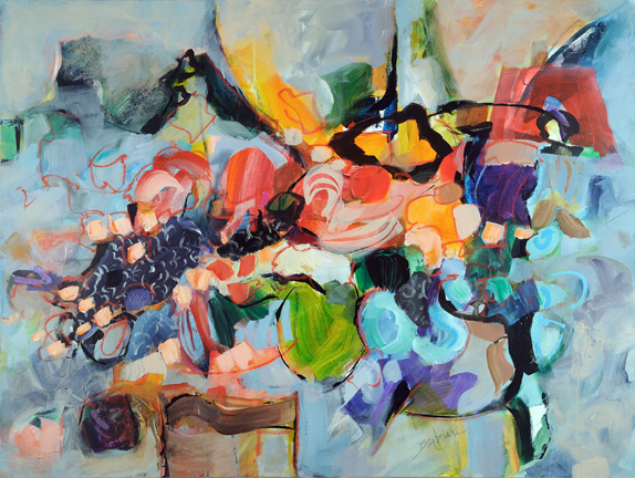 Coffee Table. Acrylic, 36h x 48w, $3800.