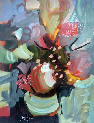 , Acrylic on canvas, 21h x 17w, Framed. $395.