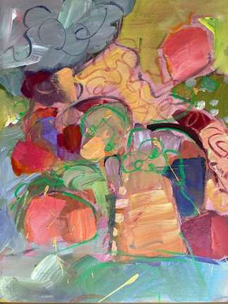 , Acrylic on canvas, 20h x 16w, $450.