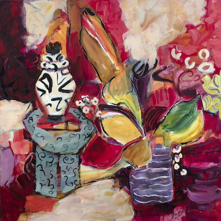 Raku, Acrylic, 36