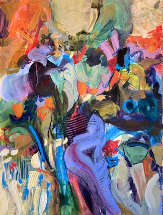 Calypso. Acrylic under glasss, 41